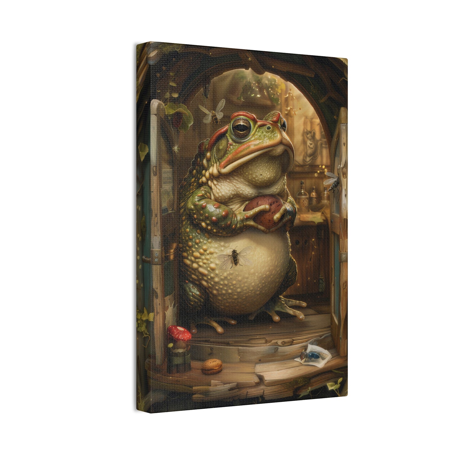 Frog's House - Canvas Stretched, 0.75"