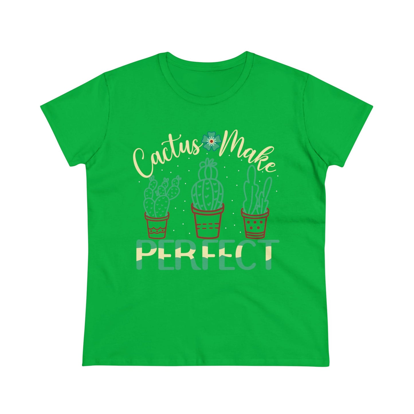 Cactus Makes Perfect - Gardening - Women's Midweight Cotton Tee