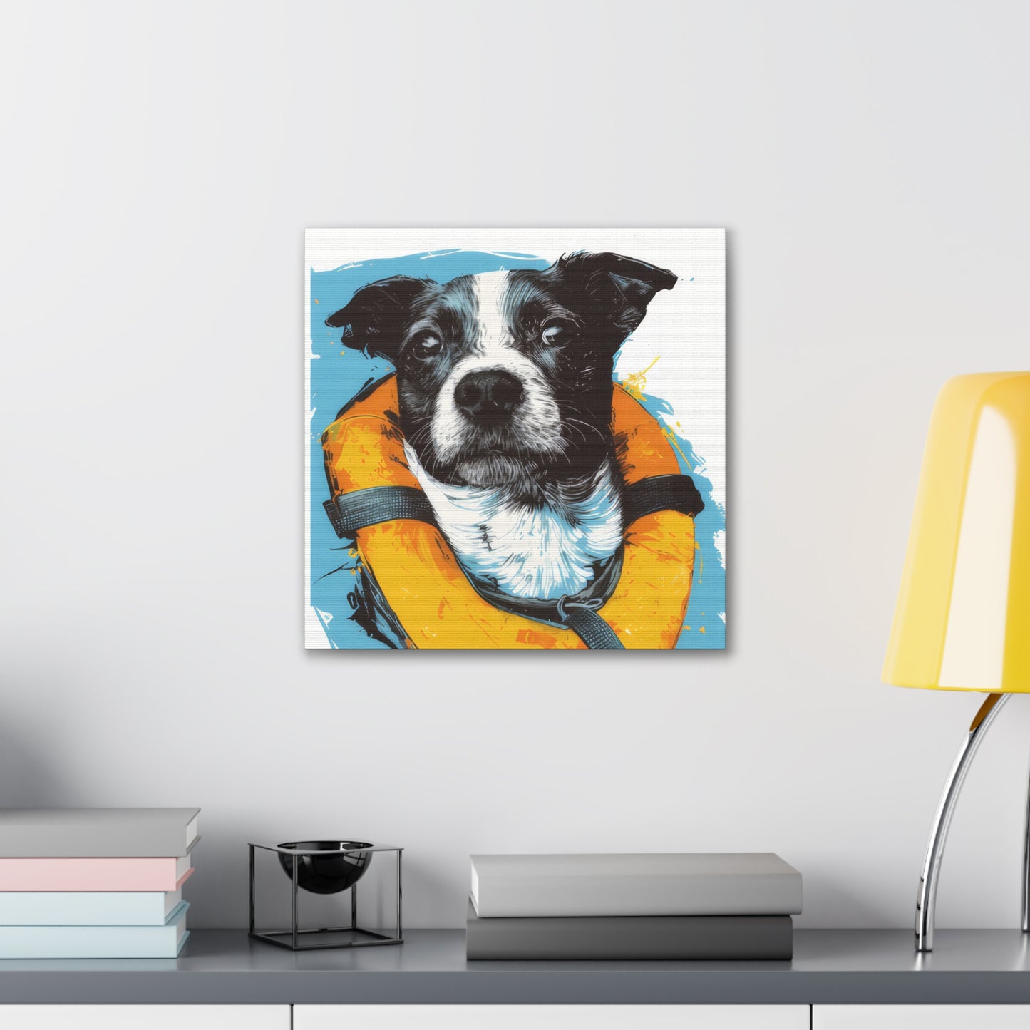 Water Dog - Canvas Stretched, 0.75"