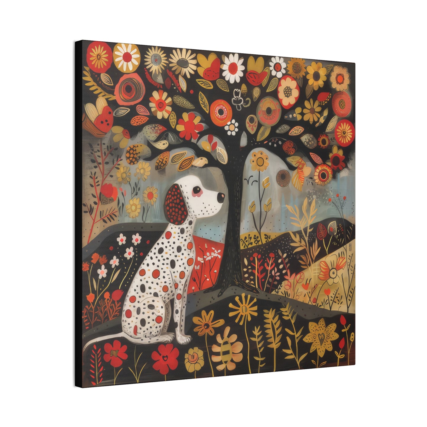 Autumn Dog - Canvas Stretched, 0.75"