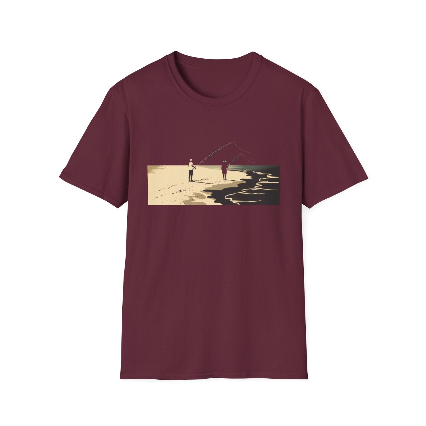 Surf Casting - Unisex Softstyle T-Shirt