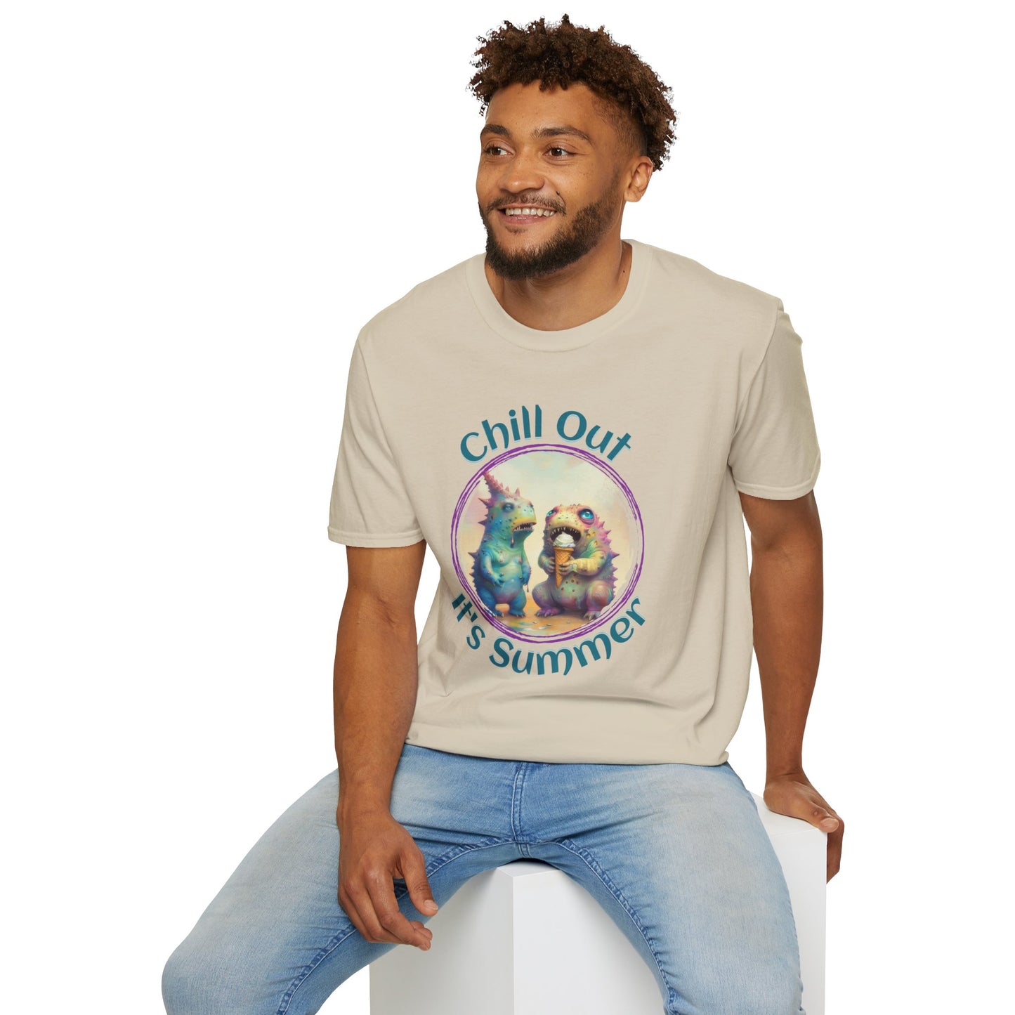 Chill Out, It's Summer - Unisex Softstyle T-Shirt