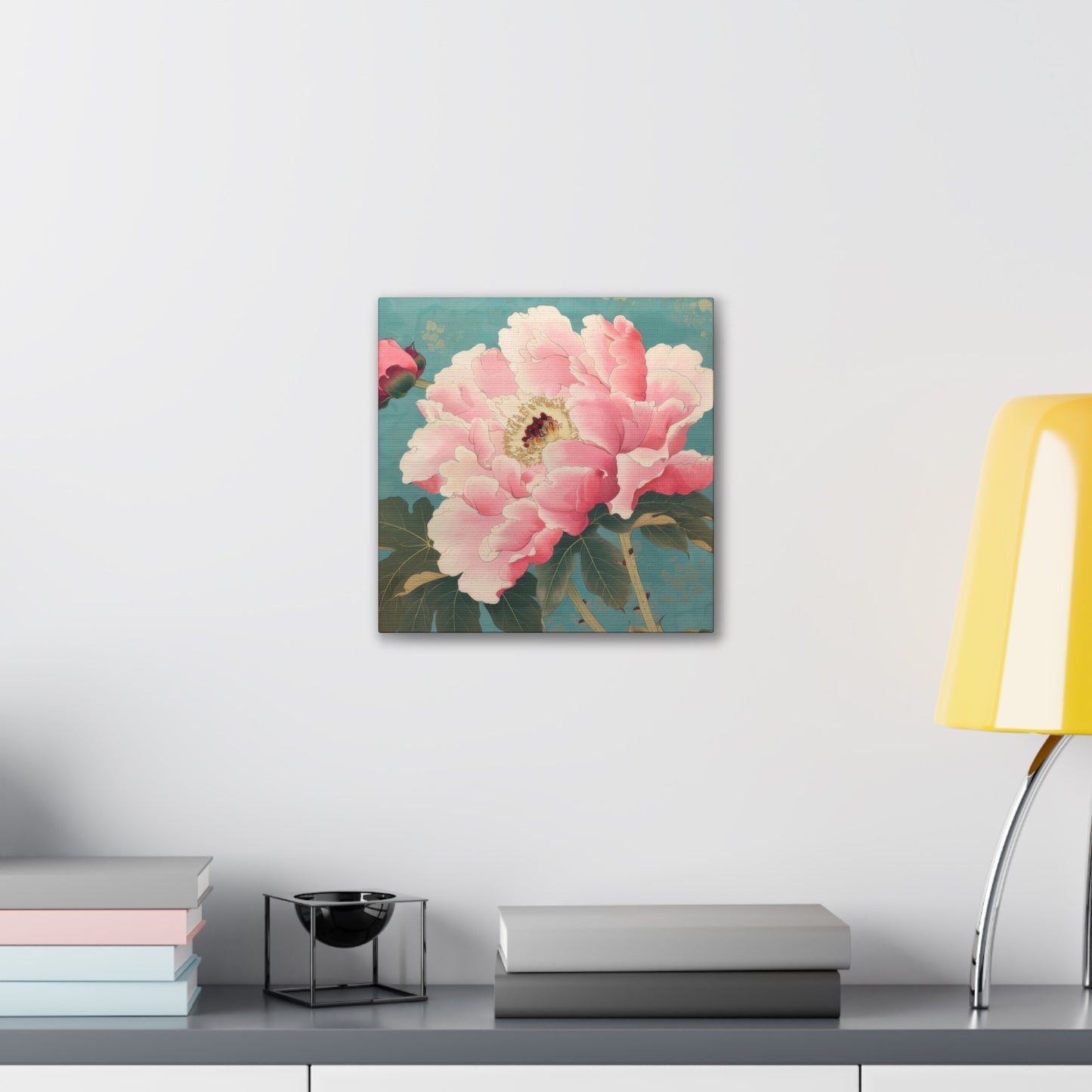 Peony - Canvas Stretched, 0.75"