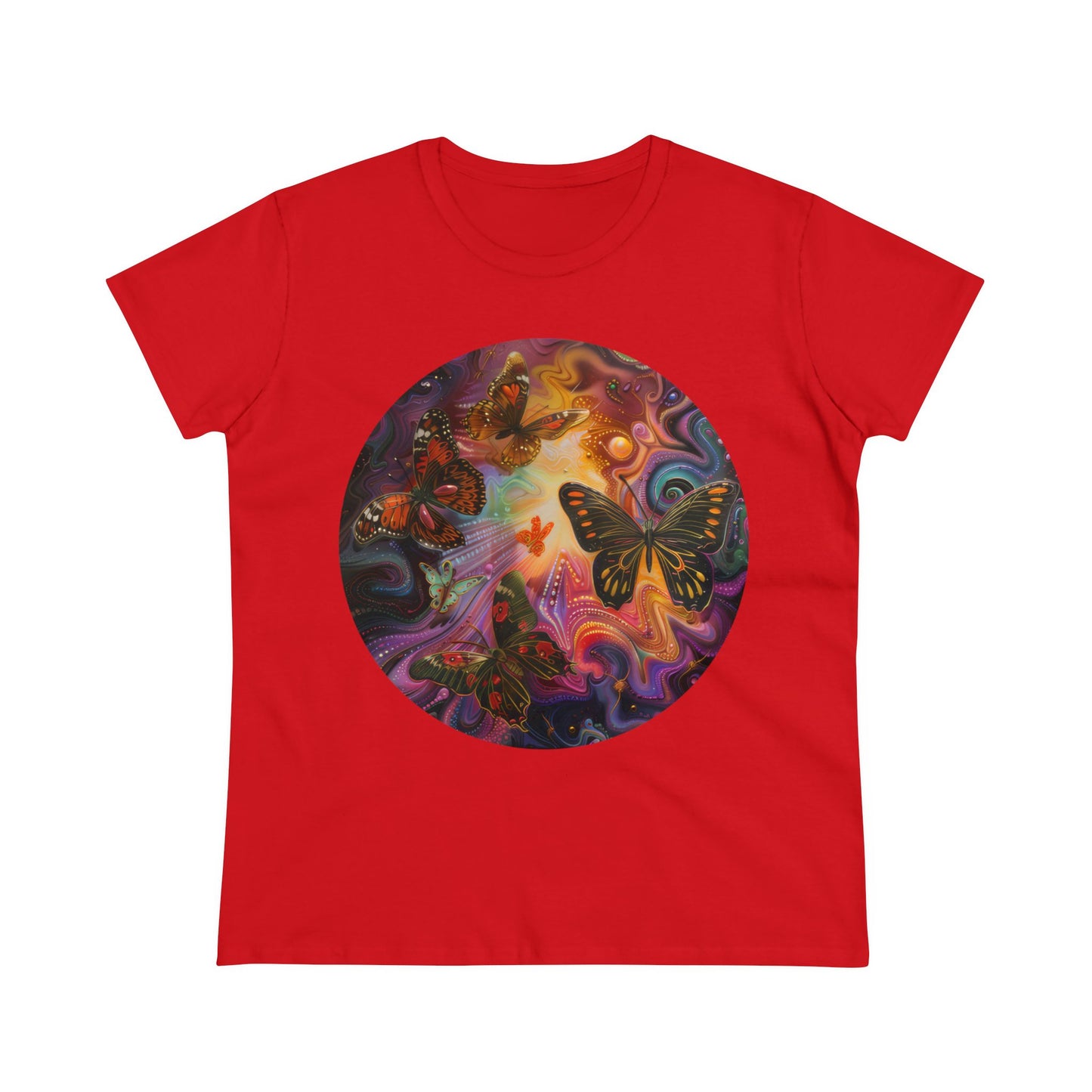 Butterflies - Women's Midweight Cotton Tee