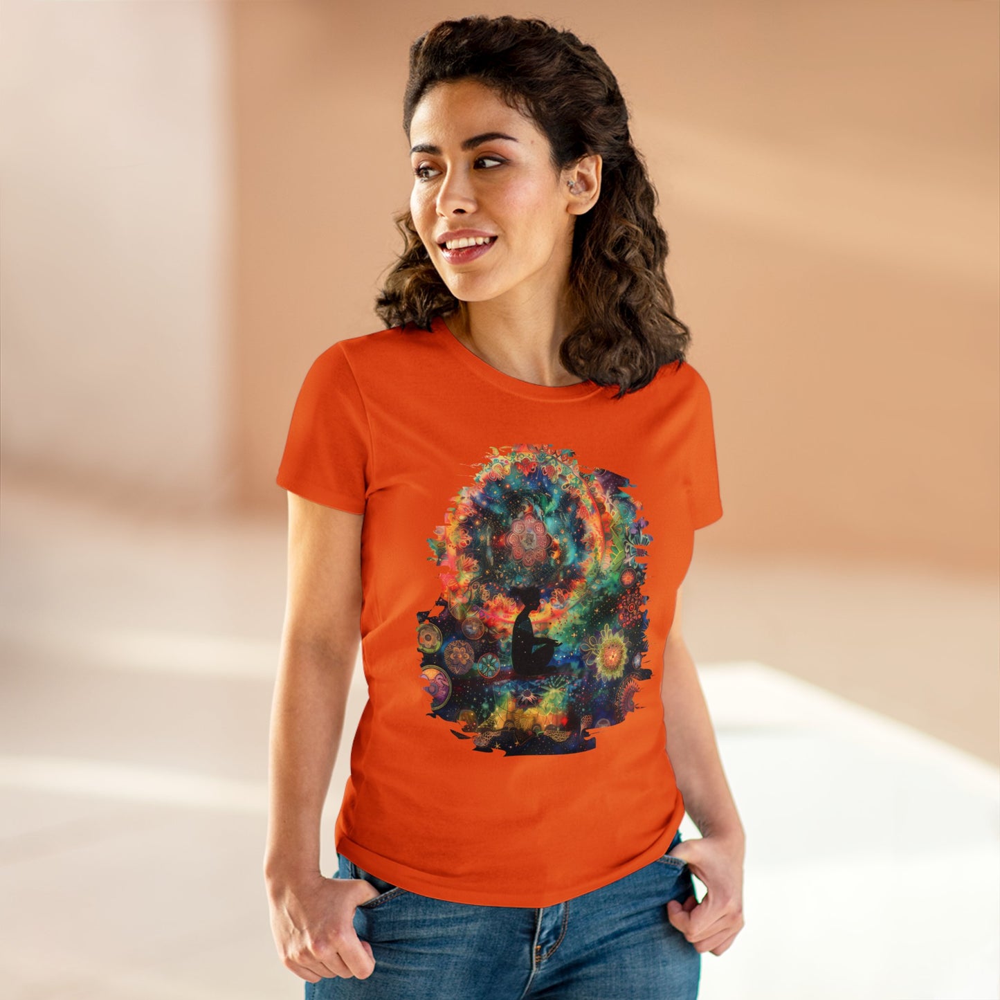 Meditation - Women's Midweight Cotton Tee