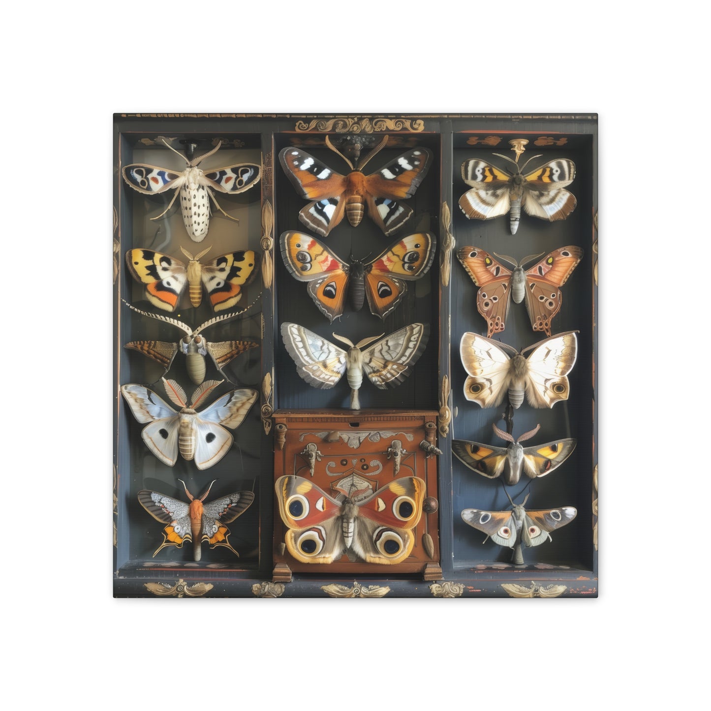 Moth Collection - Canvas Stretched, 0.75"