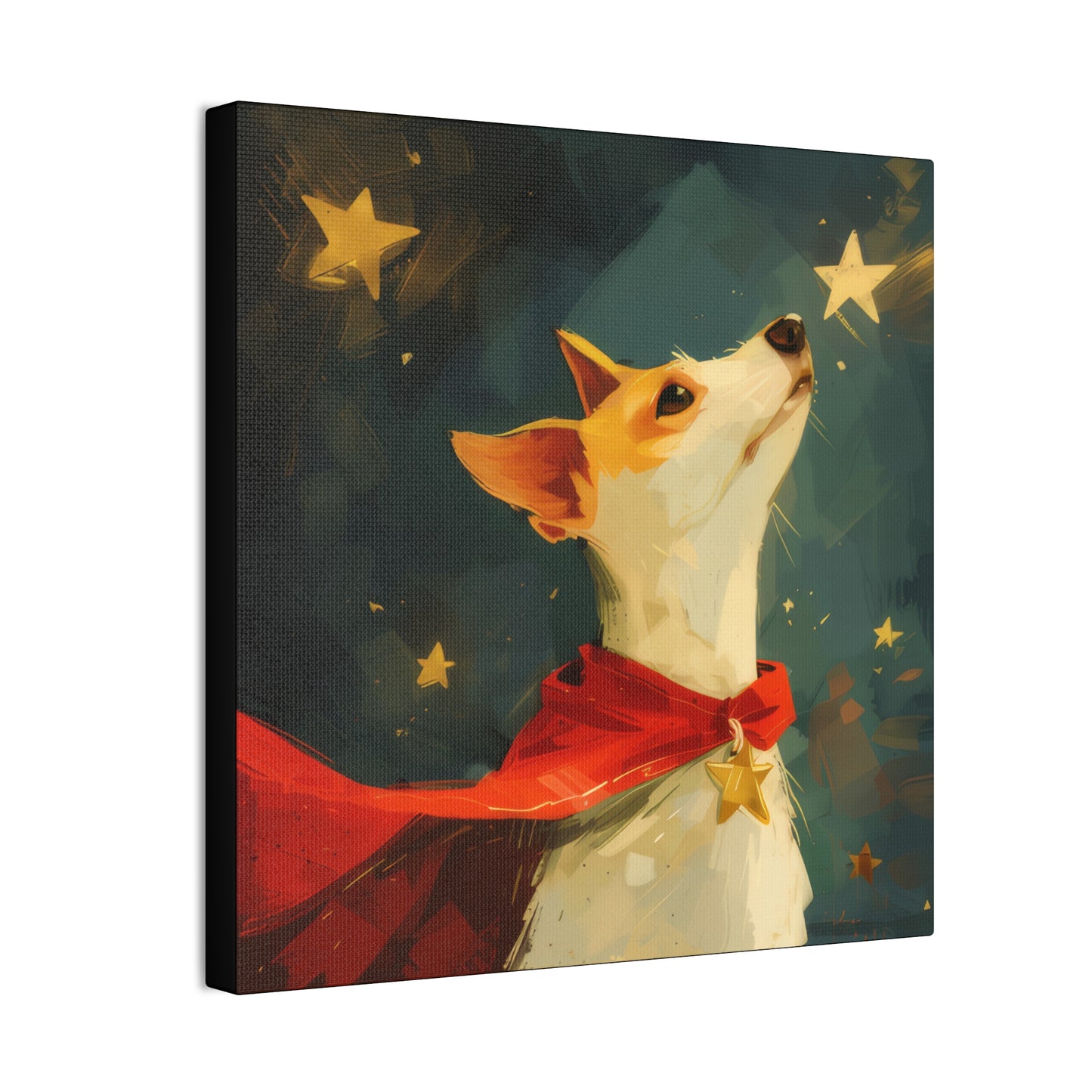 Star Dog Hero - Canvas Stretched, 0.75"