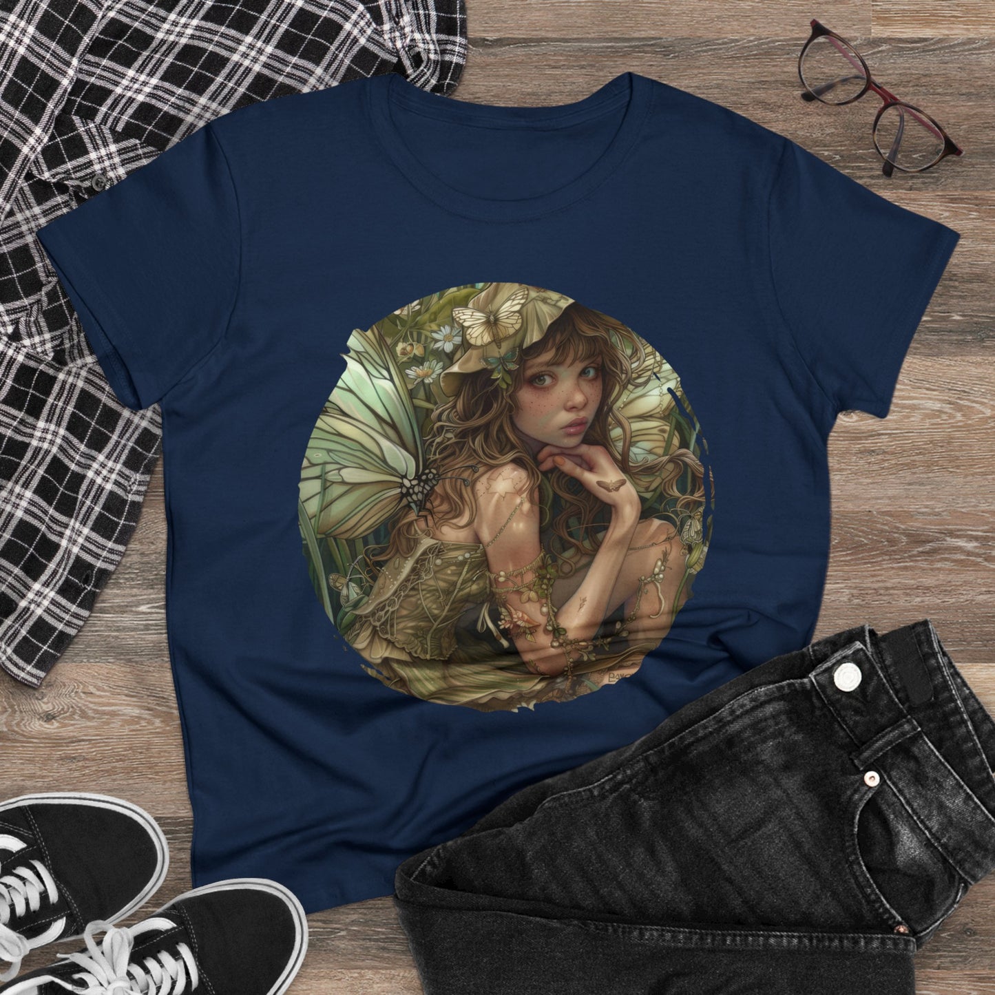 Fairy - Fantasy - Women's Midweight Cotton Tee