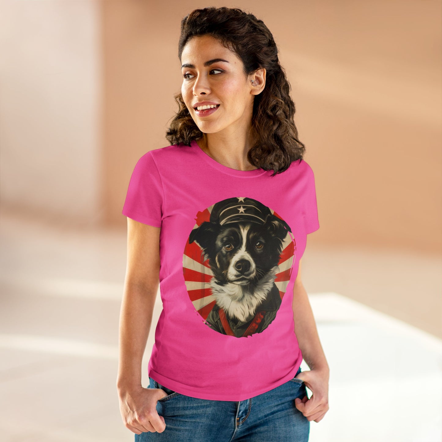 Comrade Canine - Women's Midweight Cotton Tee