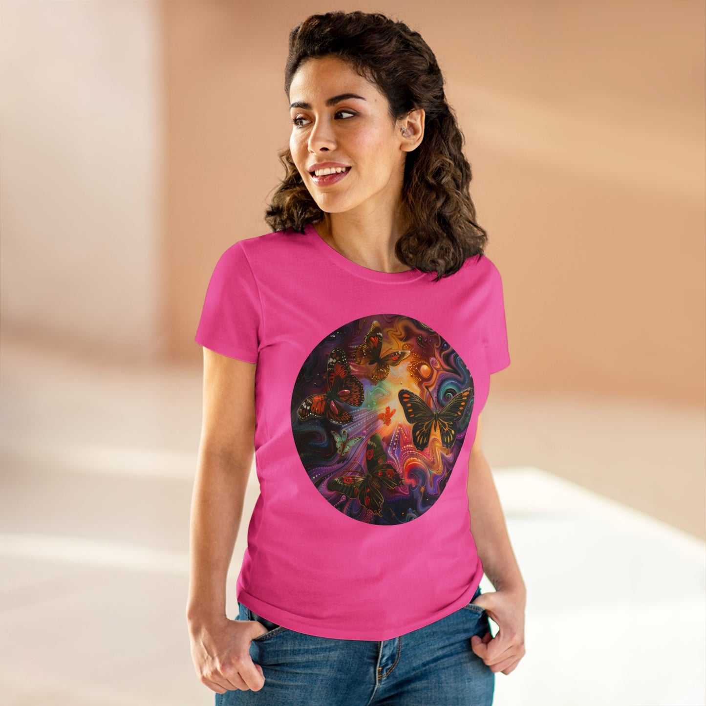 Butterflies - Women's Midweight Cotton Tee