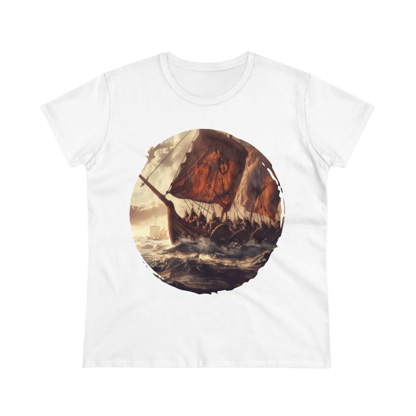 Vikings - Fantasy - Women's Midweight Cotton Tee