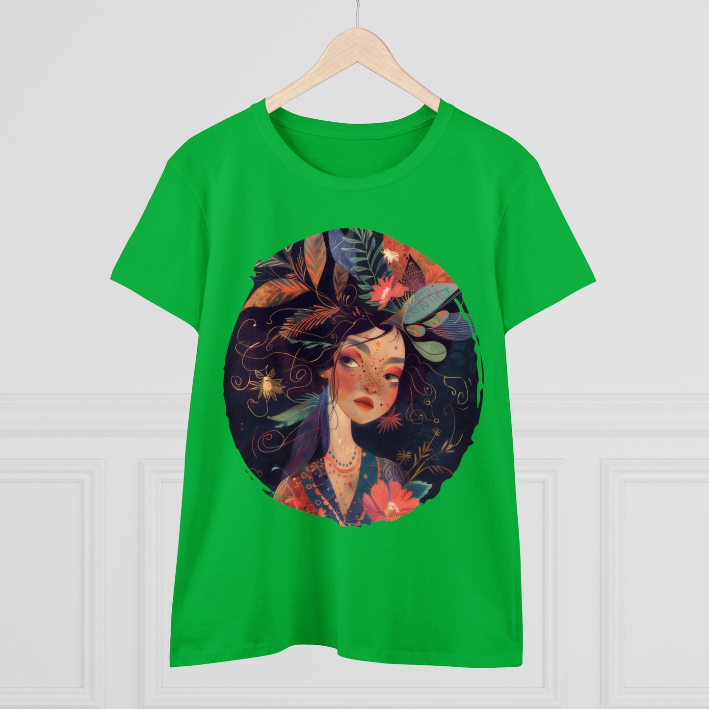 Flower Girl - Women's Midweight Cotton Tee