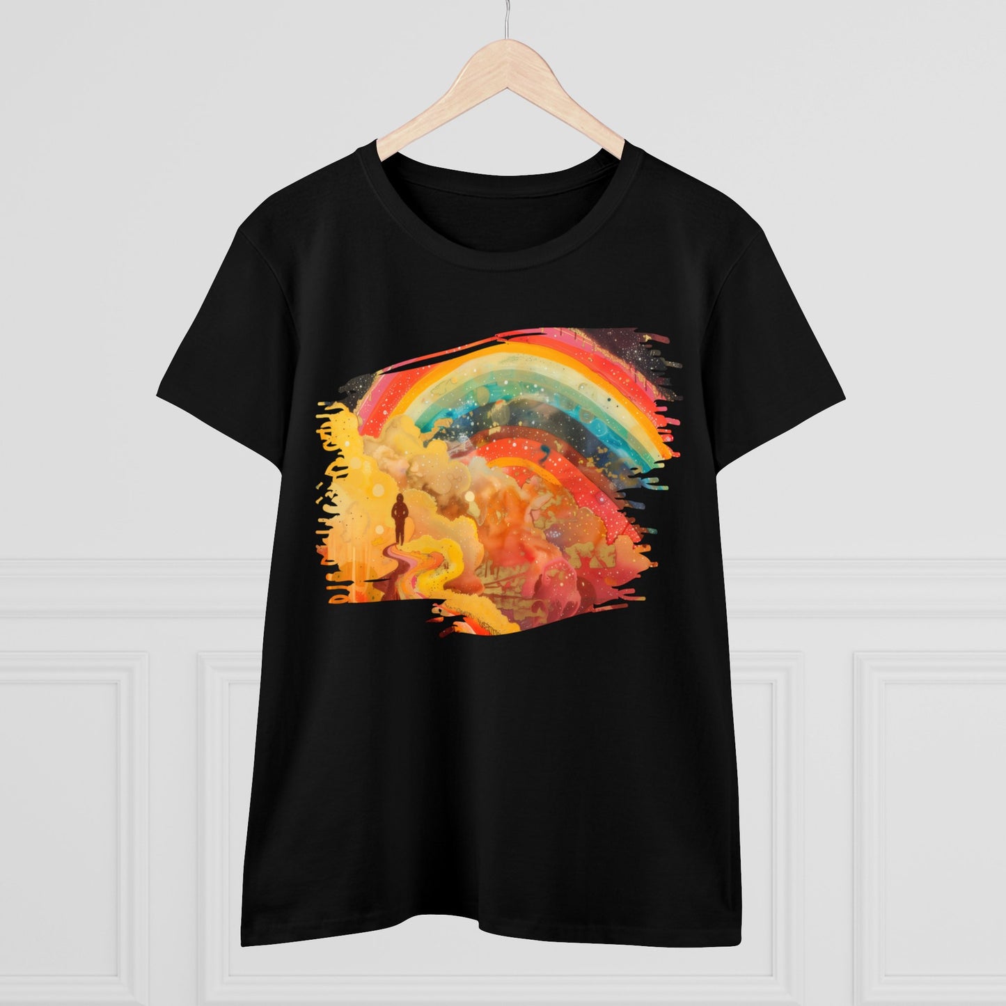 Chasing Rainbows - Women's Midweight Cotton Tee