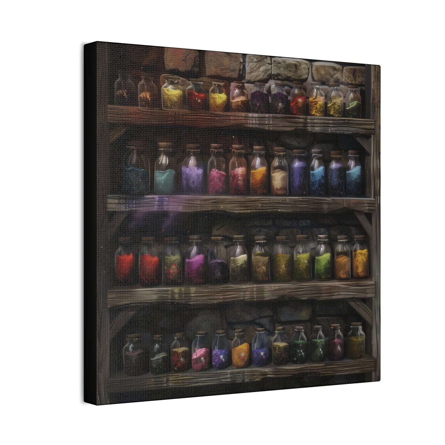 Apothecary Shelves - Canvas Stretched, 0.75"