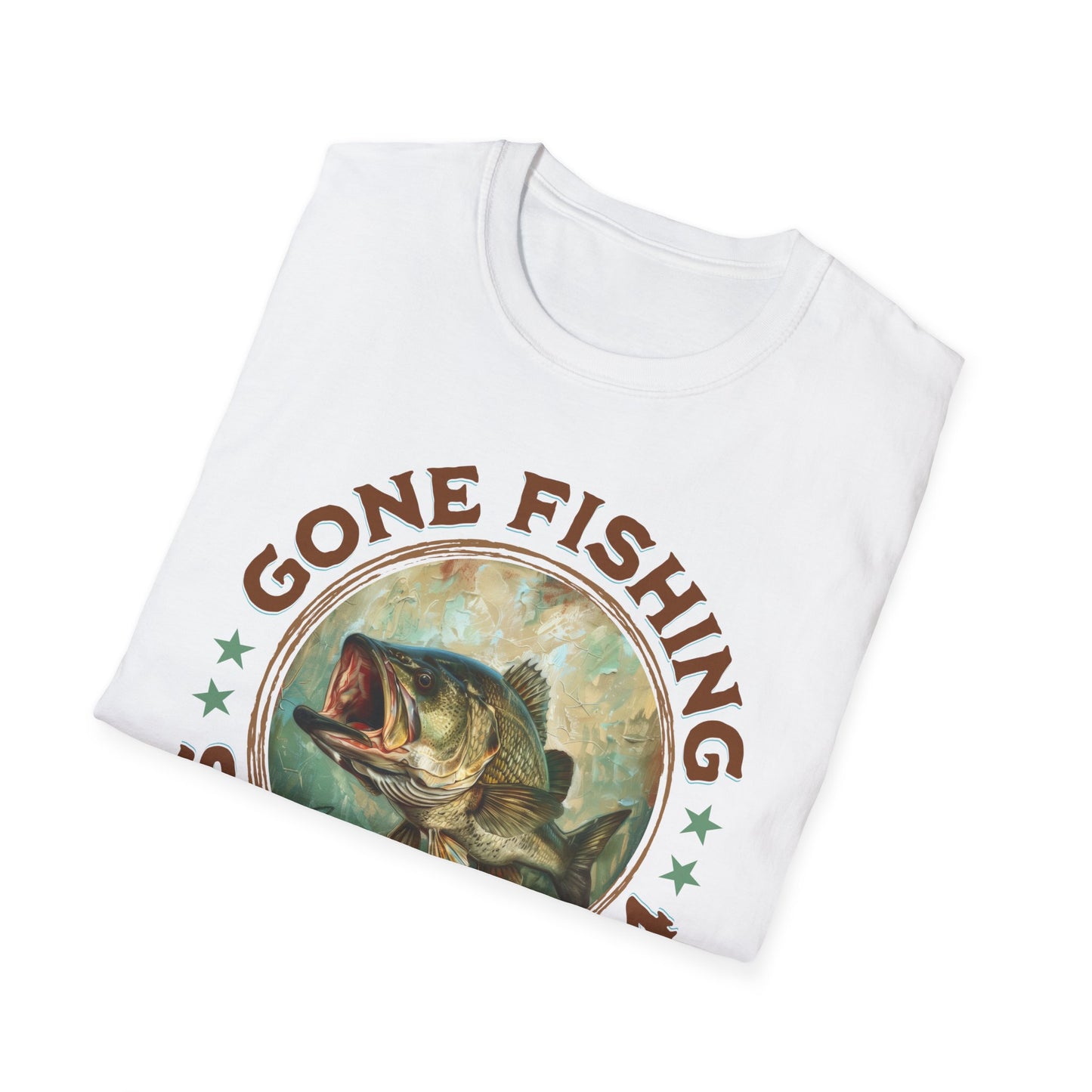 Gone Fishing - Unisex Softstyle T-Shirt