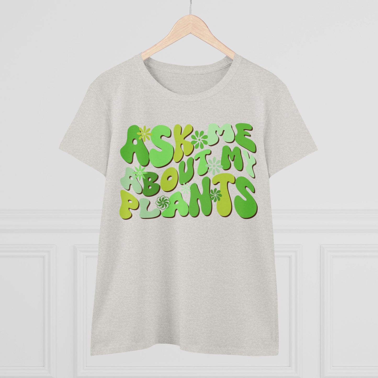 Ask Me About My Plants - Gardening - Women's Midweight Cotton Tee