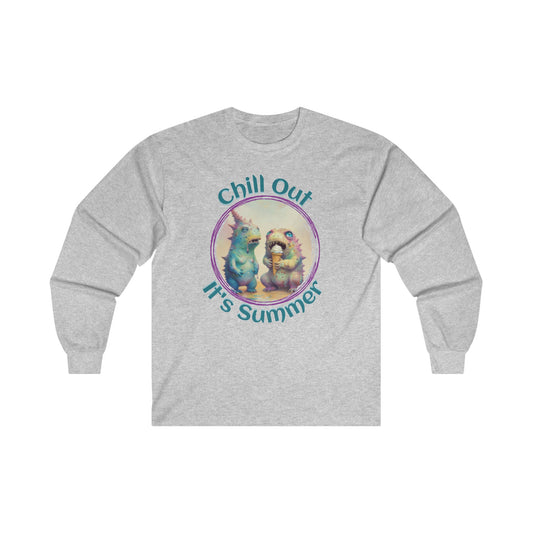 Chill Out, It's Summer - Unisex Ultra Cotton Long Sleeve Tee