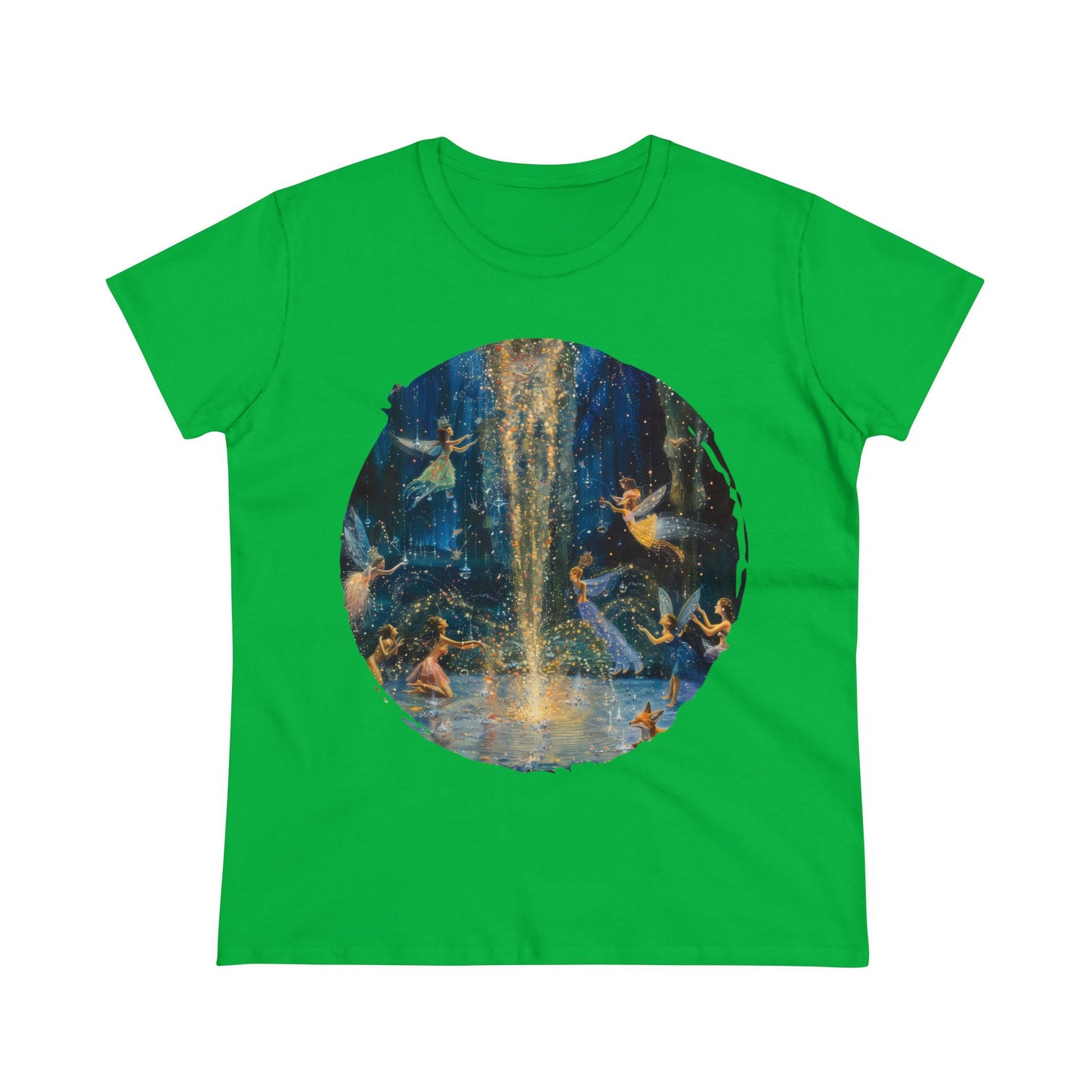 Fairy Celebration - Fantasy - Women's Midweight Cotton Tee