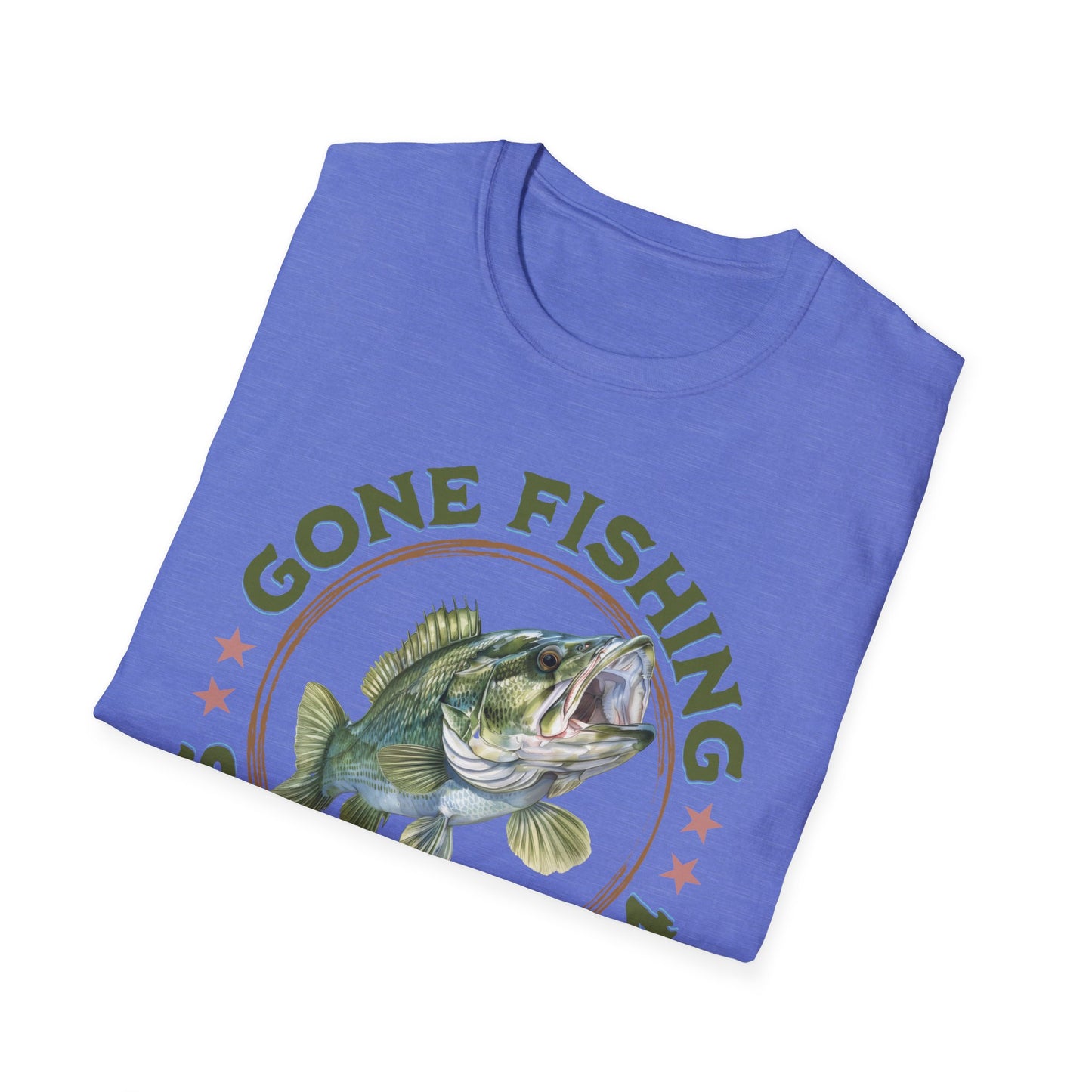 Gone Fishing - Unisex Softstyle T-Shirt