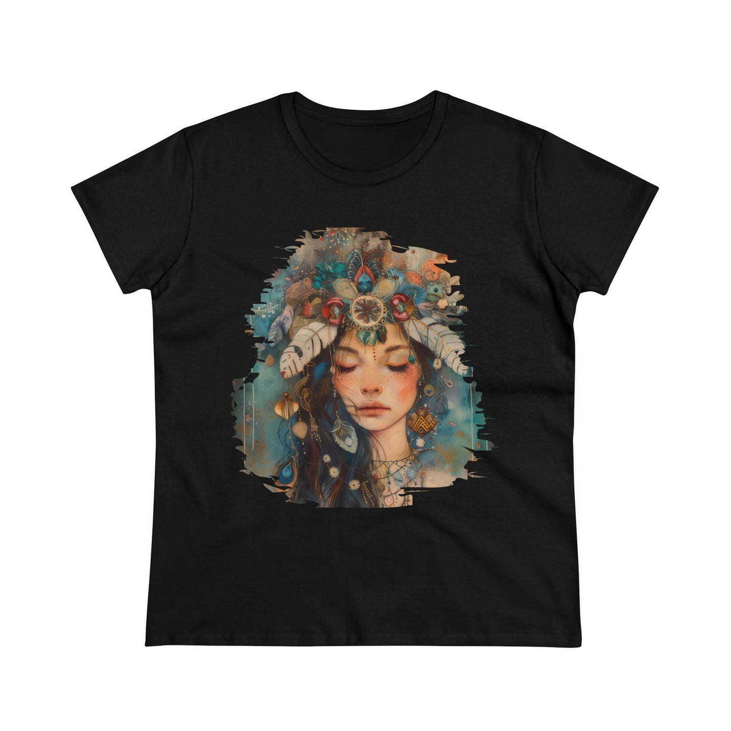 EW - Flowers - Women's Midweight Cotton Tee