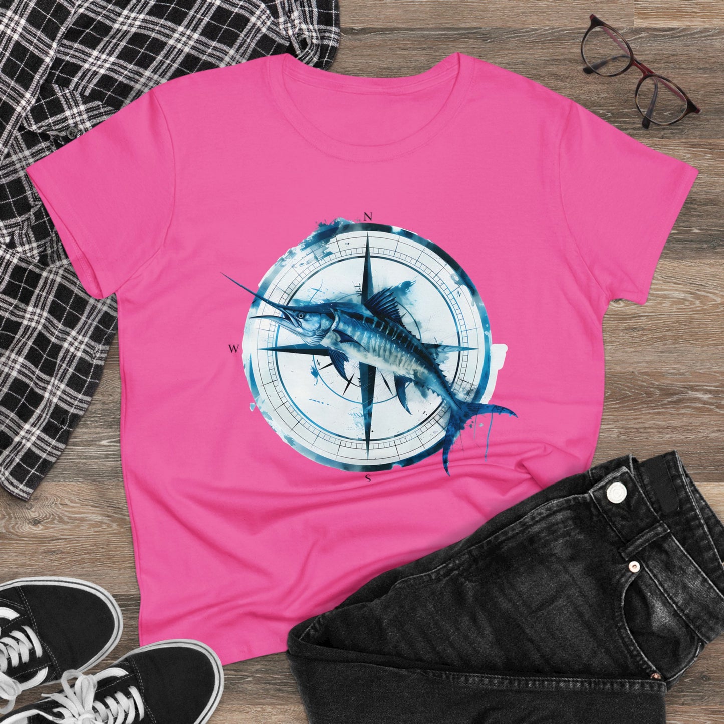 Marlin - Women's Midweight Cotton Tee