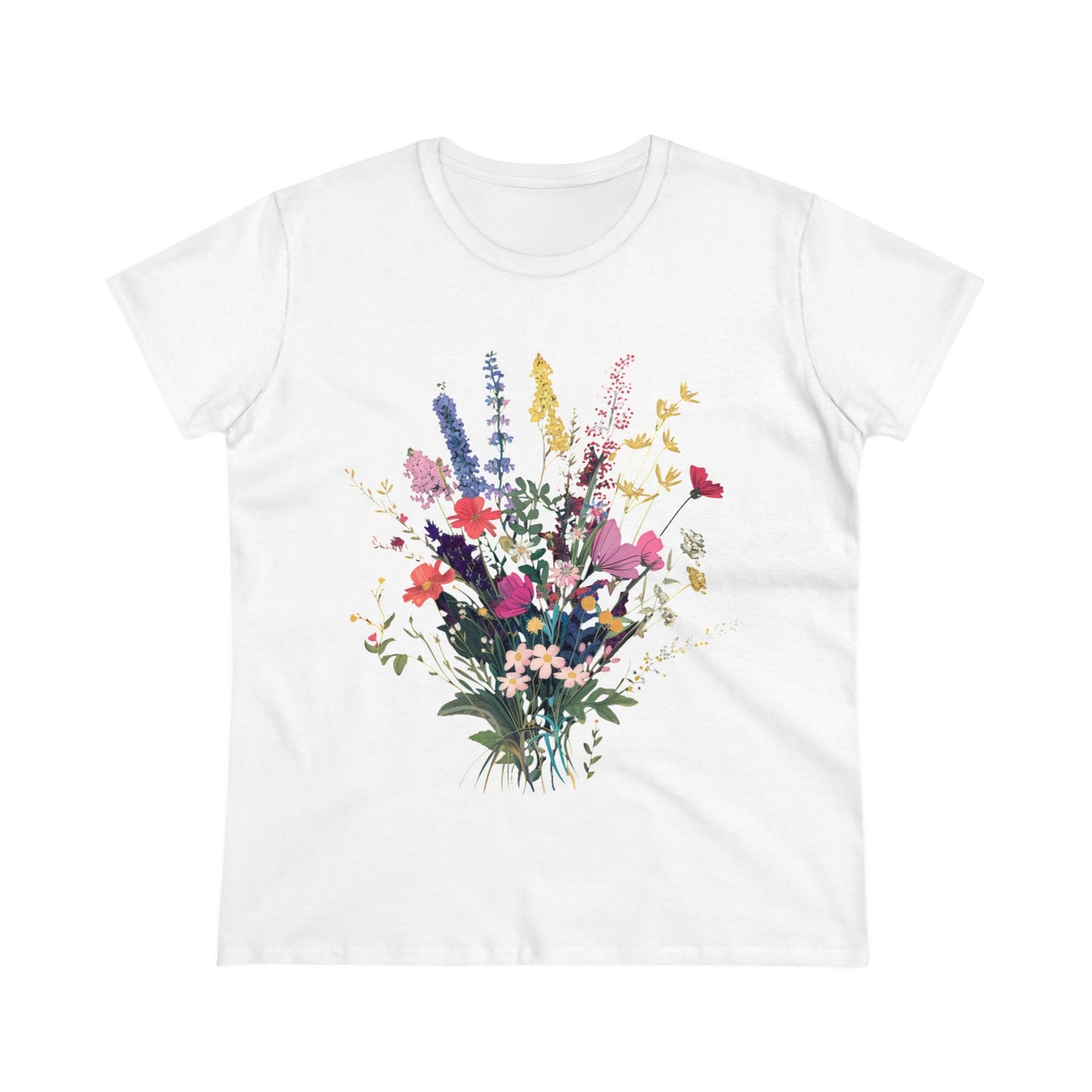 Wildflowers - Women's Midweight Cotton Tee