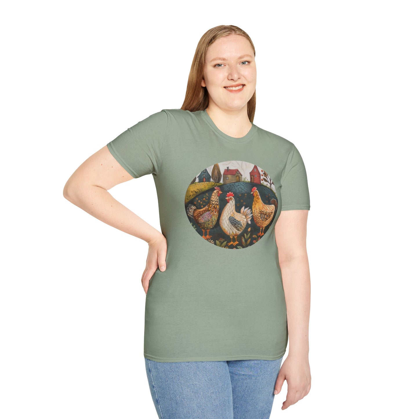 Chickens - Unisex Softstyle T-Shirt