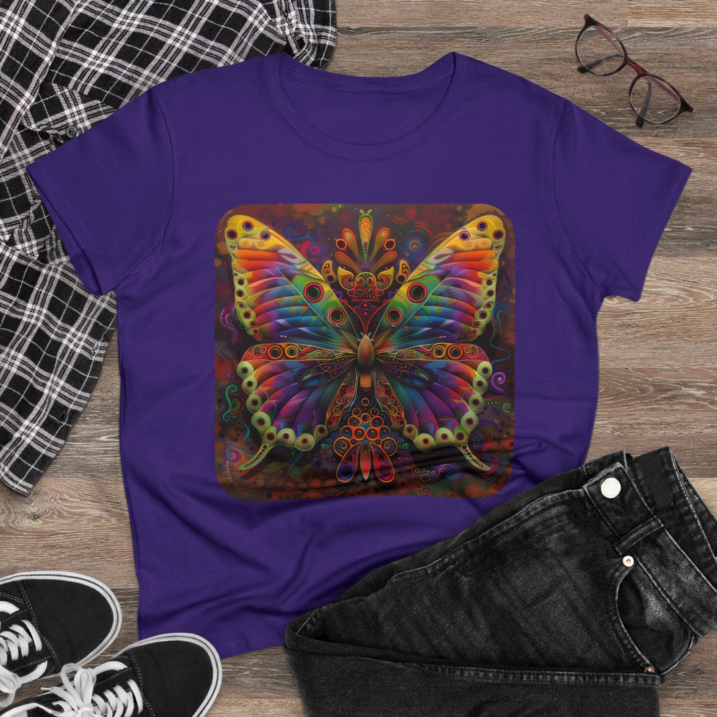 Butterfly - Women's Midweight Cotton Tee