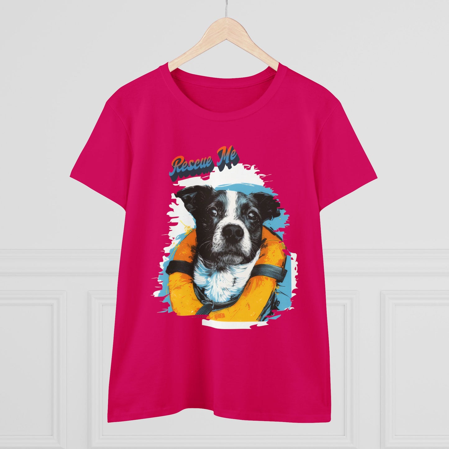 Rescue Dog - Women's Midweight Cotton Tee