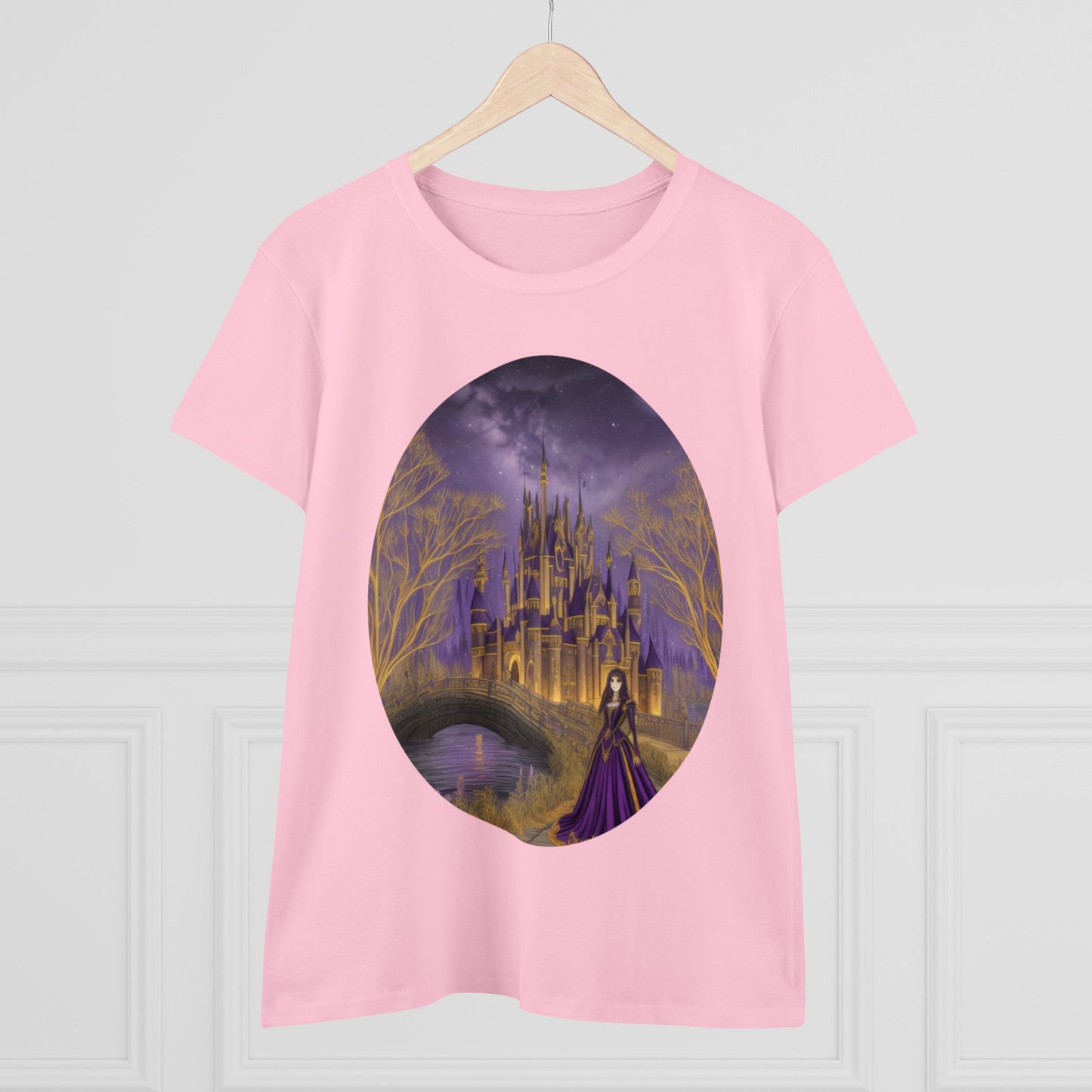 The Purple Castle - Fantasy - Women's Midweight Cotton Tee