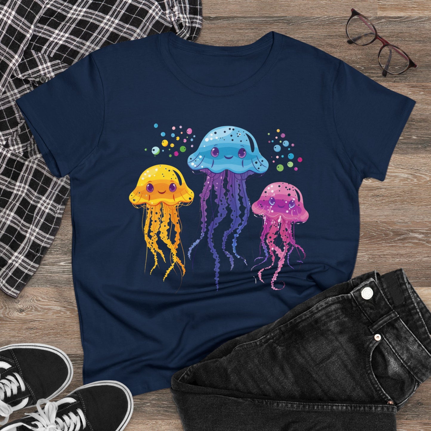 Jellyfish - Women's Midweight Cotton Tee