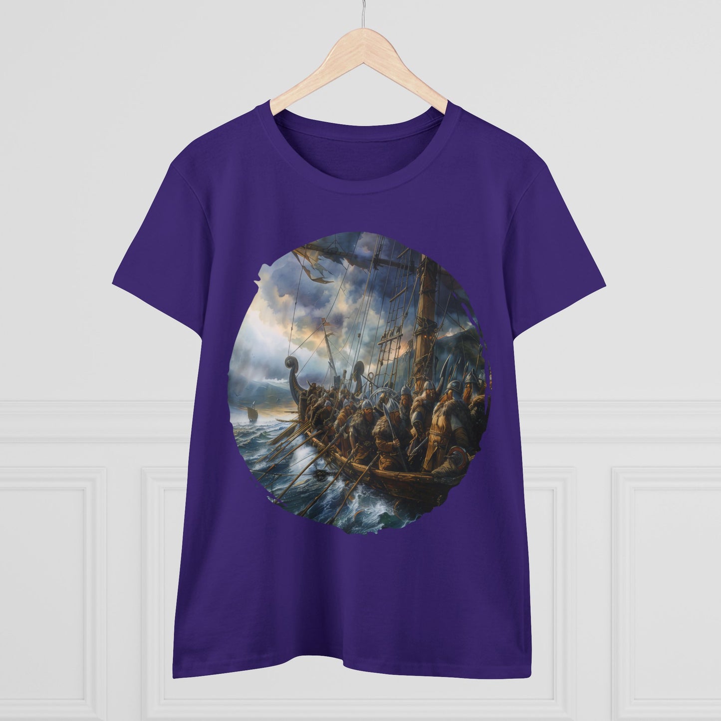 Vikings - Fantasy - Women's Midweight Cotton Tee