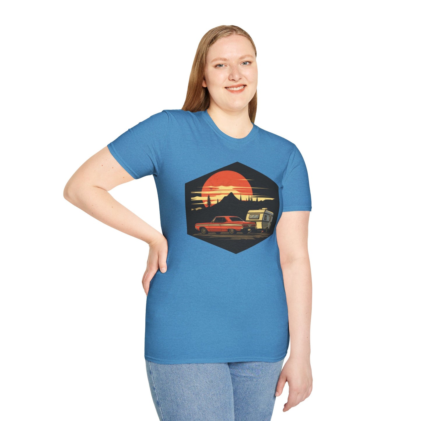 Camping! - Unisex Softstyle T-Shirt