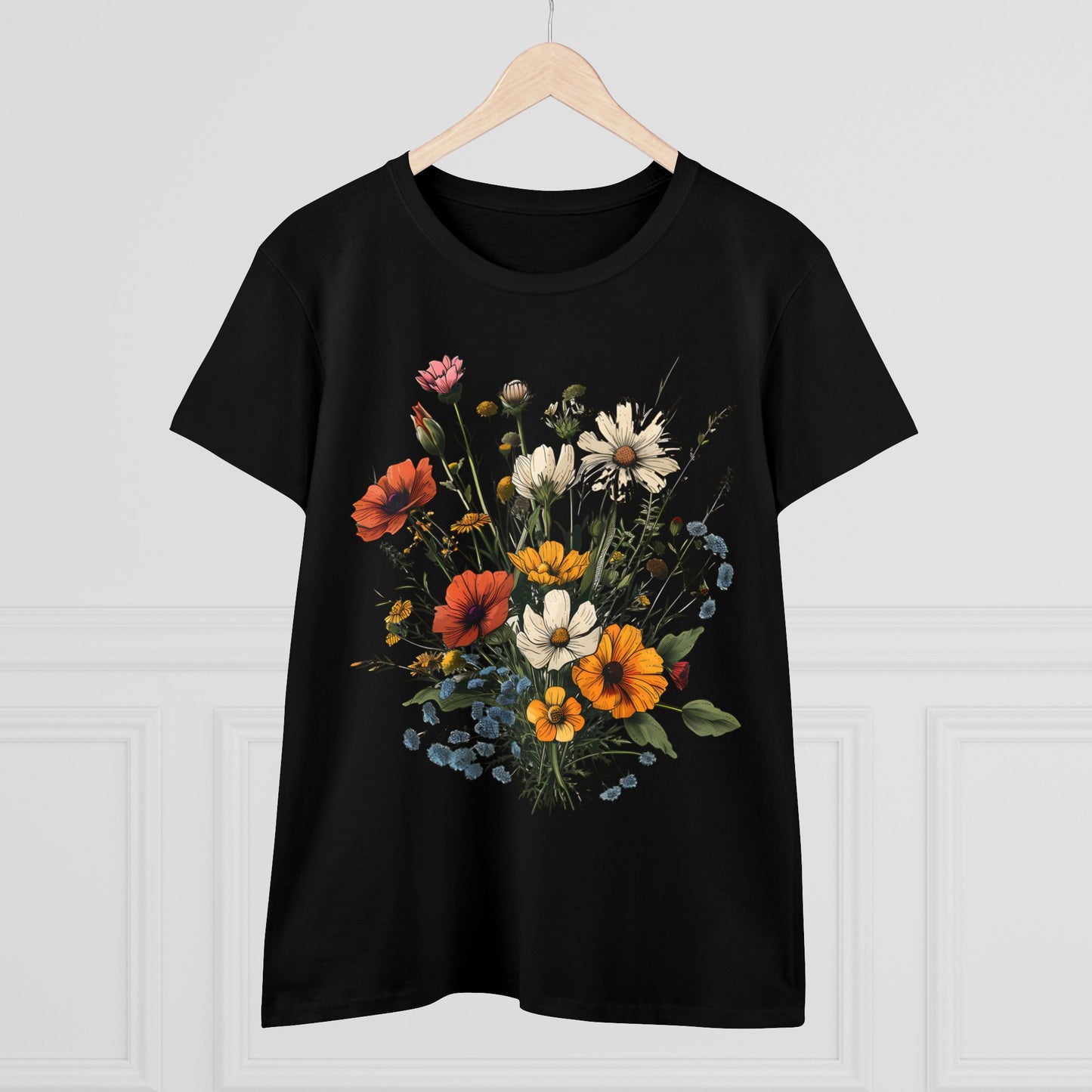 Wildflowers - Women's Midweight Cotton Tee