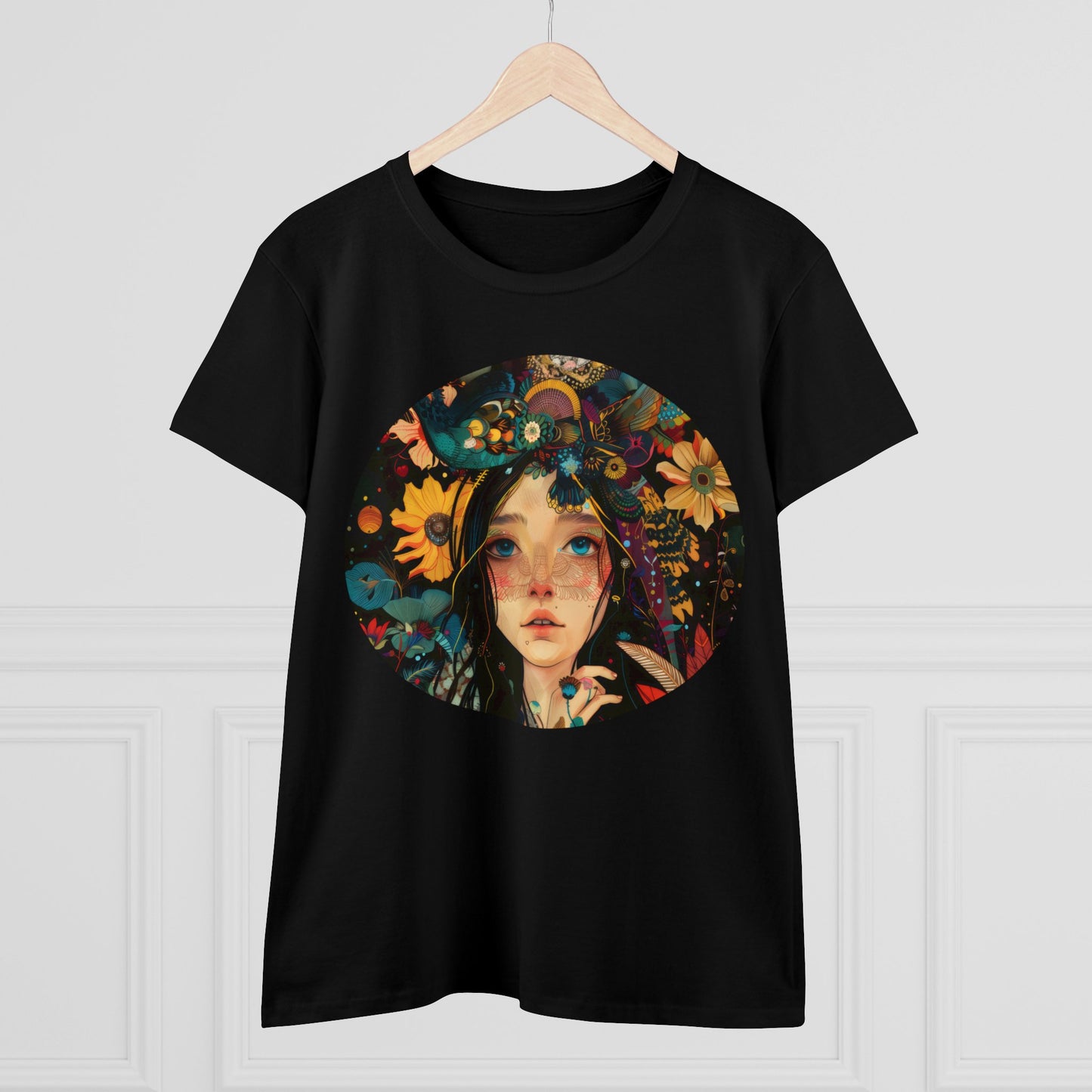 Flower Girl - Women's Midweight Cotton Tee