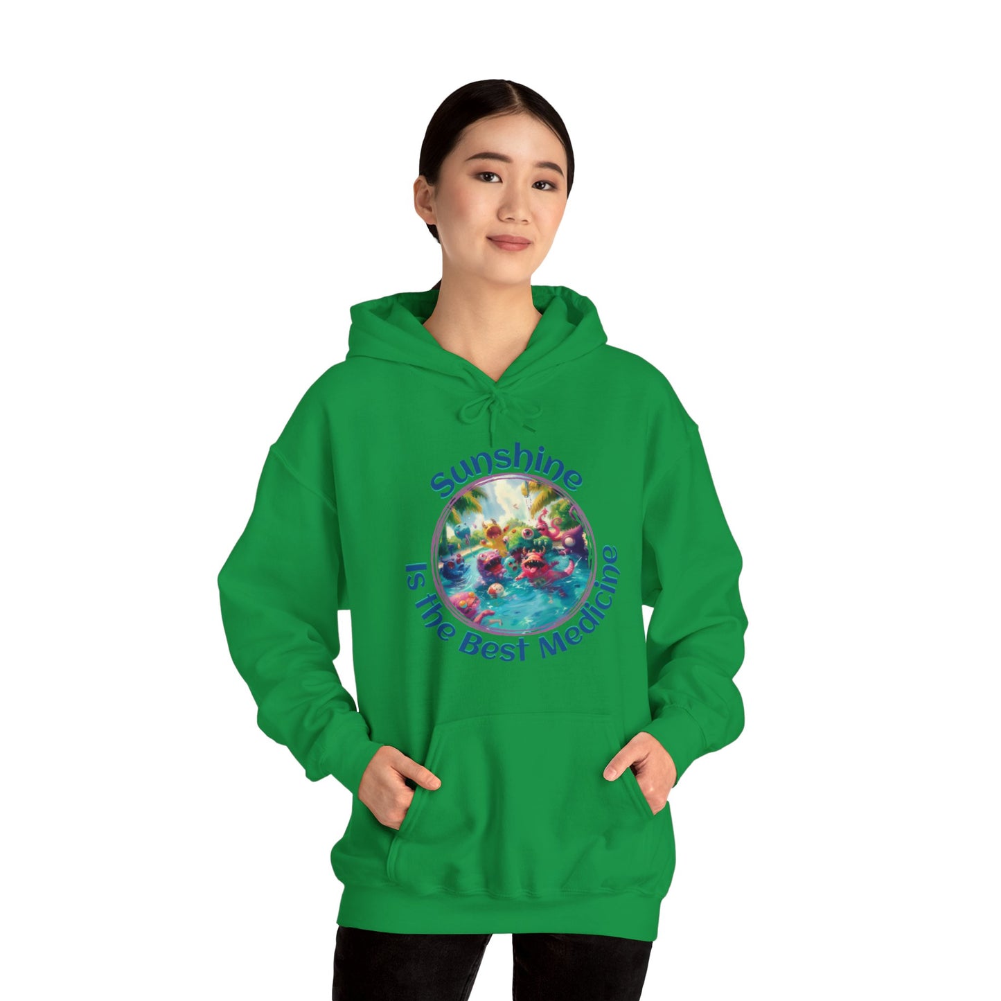 Sunshine is the Best Medicine - Unisex Heavy Blend™ Hooded Sweatshirt