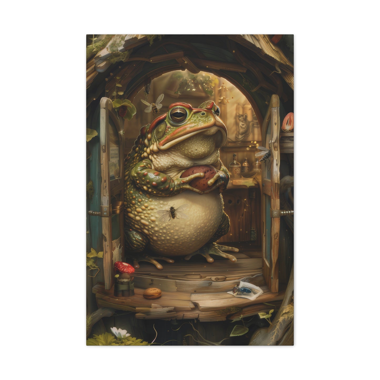 Frog's House - Canvas Stretched, 0.75"