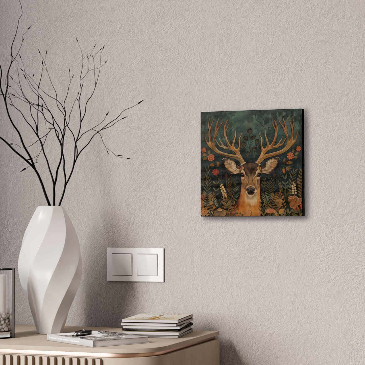 Deer - Canvas Stretched, 0.75"