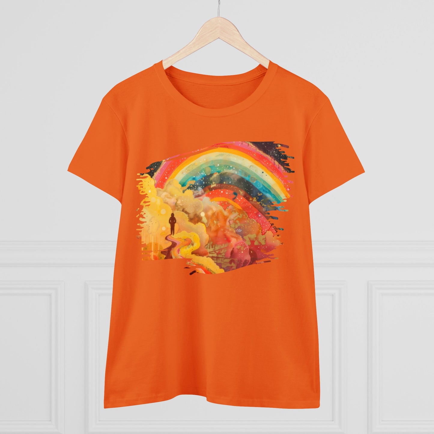 Chasing Rainbows - Women's Midweight Cotton Tee