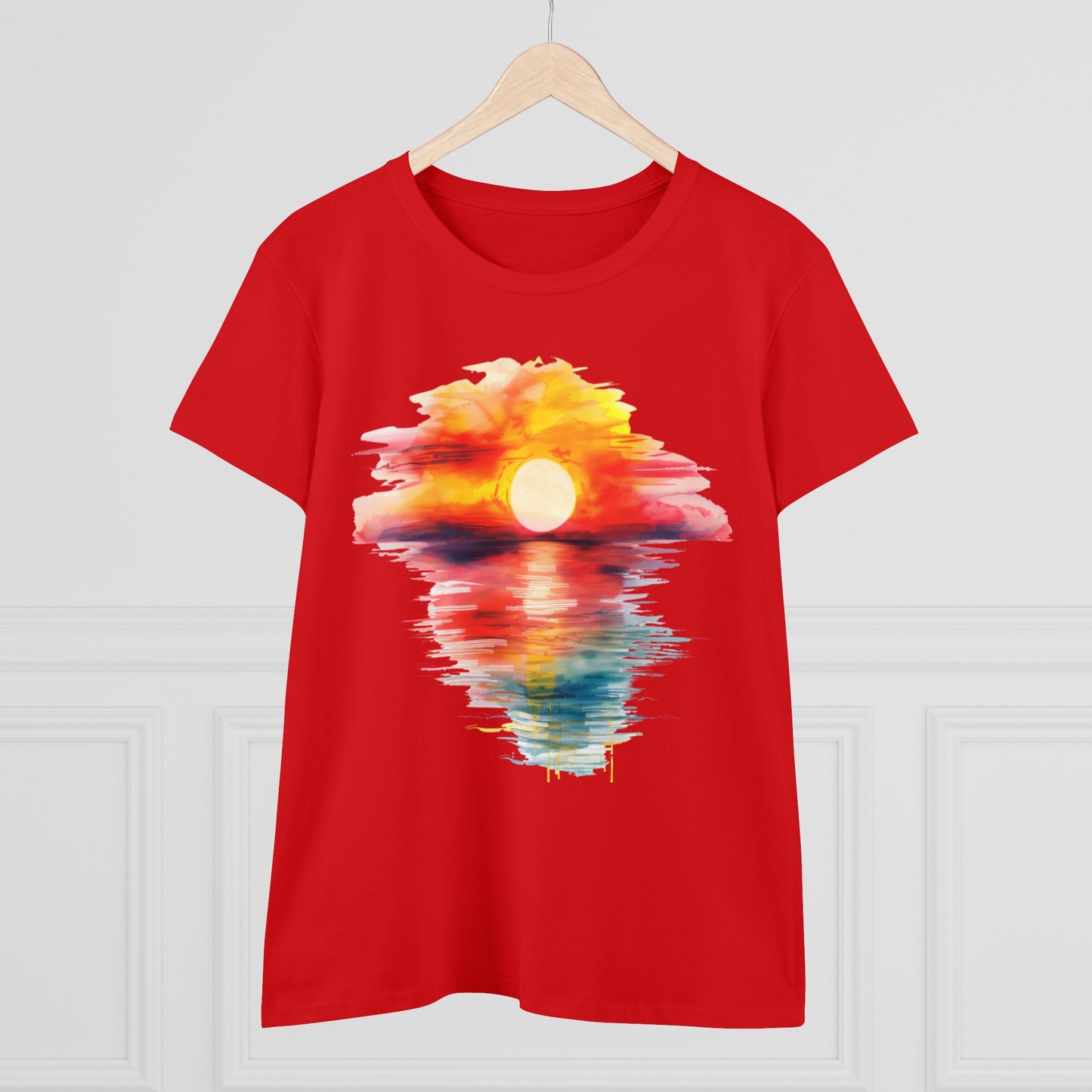 Sunrise - Women's Midweight Cotton Tee