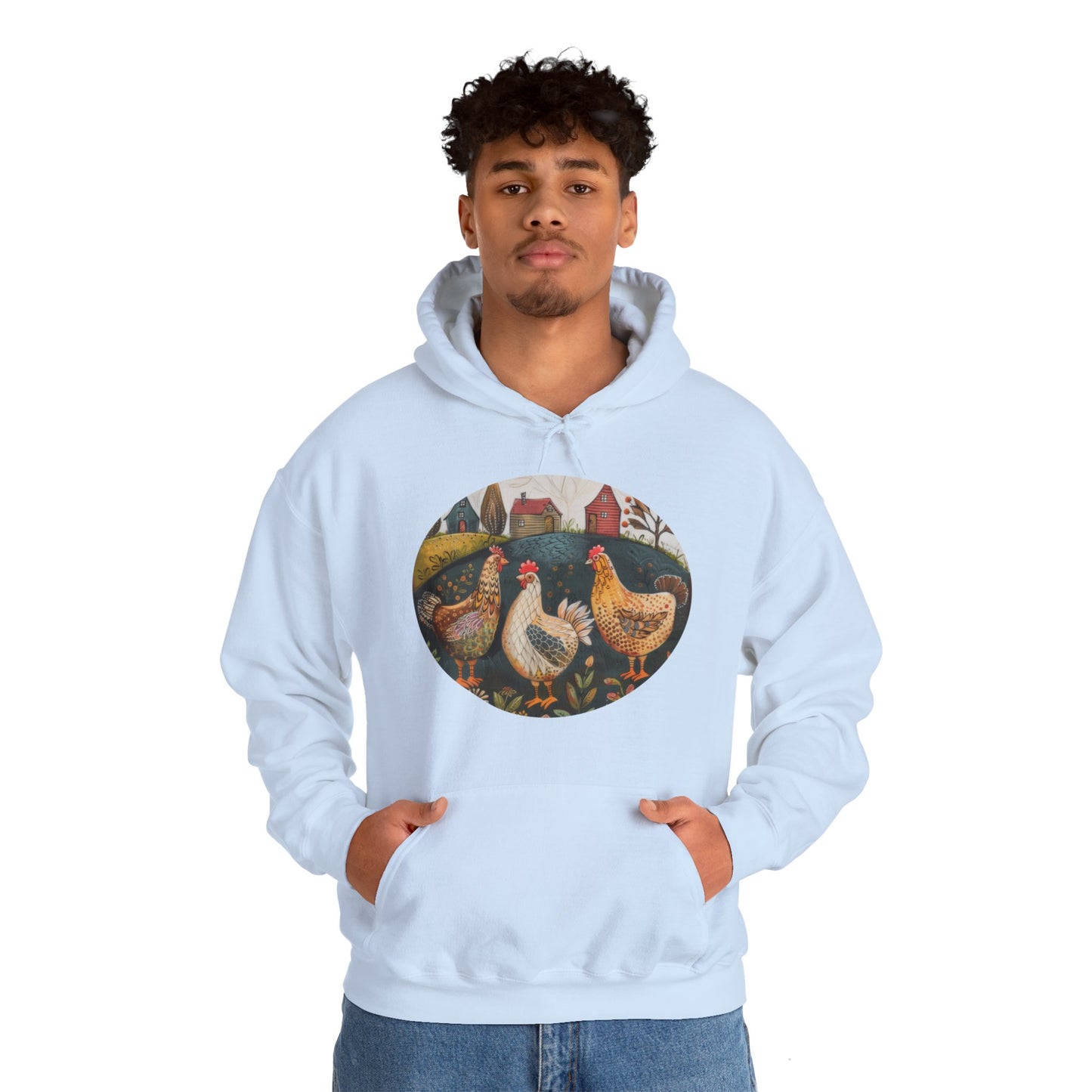 Chickens - Unisex Heavy Blend™ Hooded Sweatshirt