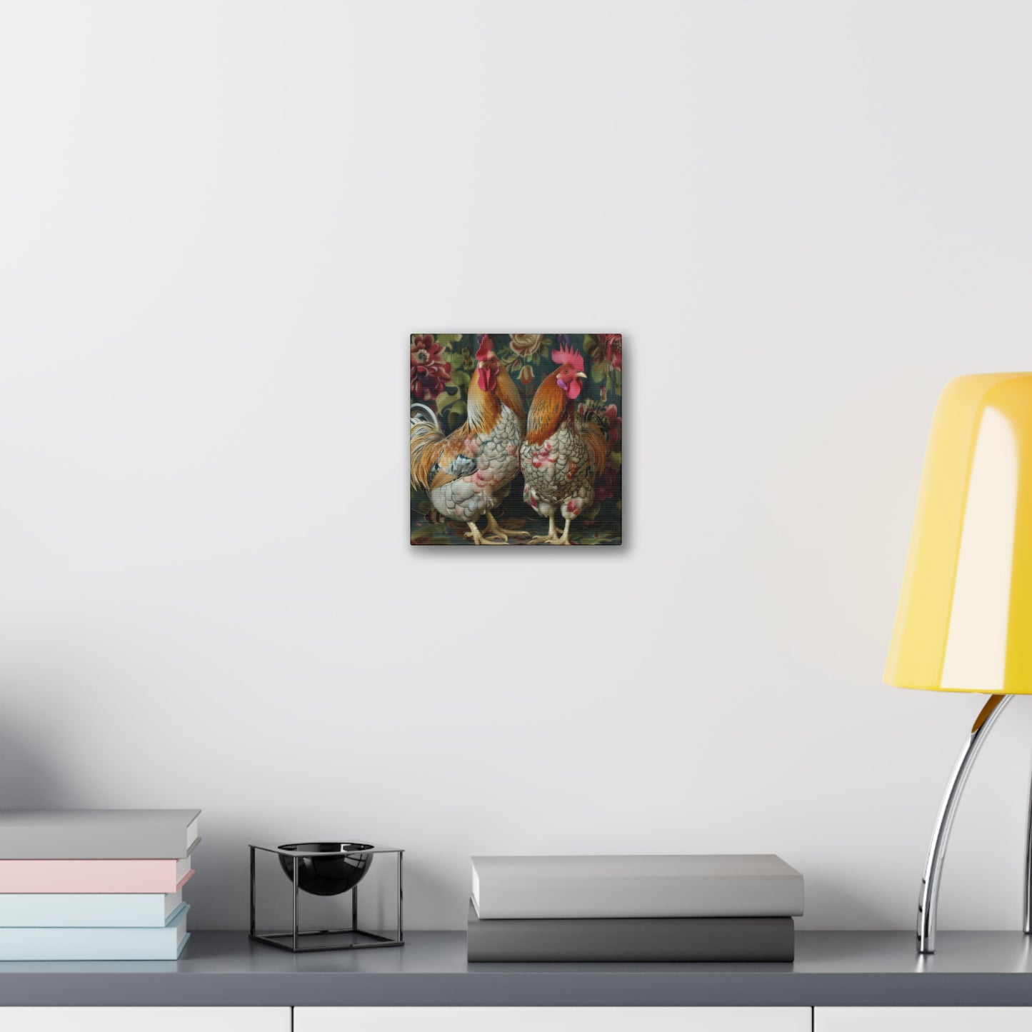 Chickens - Canvas Stretched, 0.75" - Canvas Stretched, 0.75"