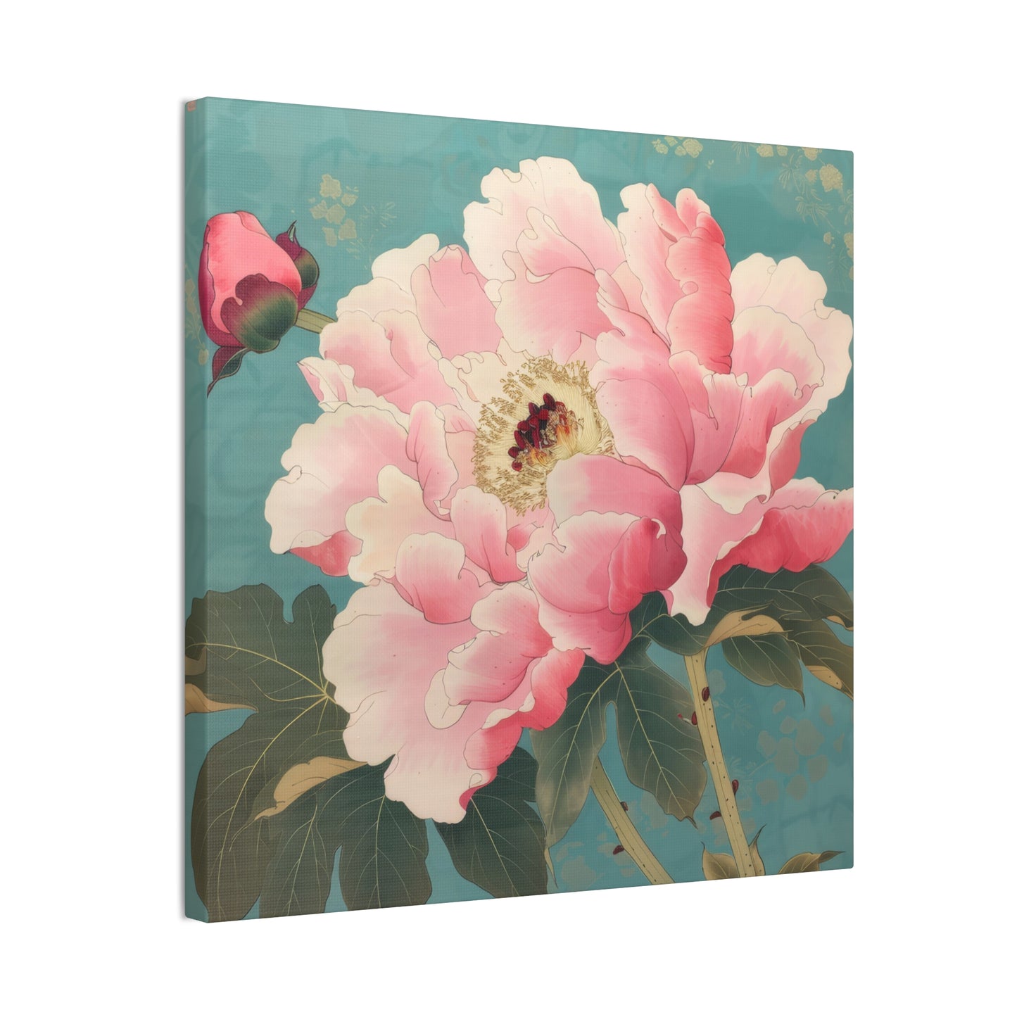 Peony - Canvas Stretched, 0.75"