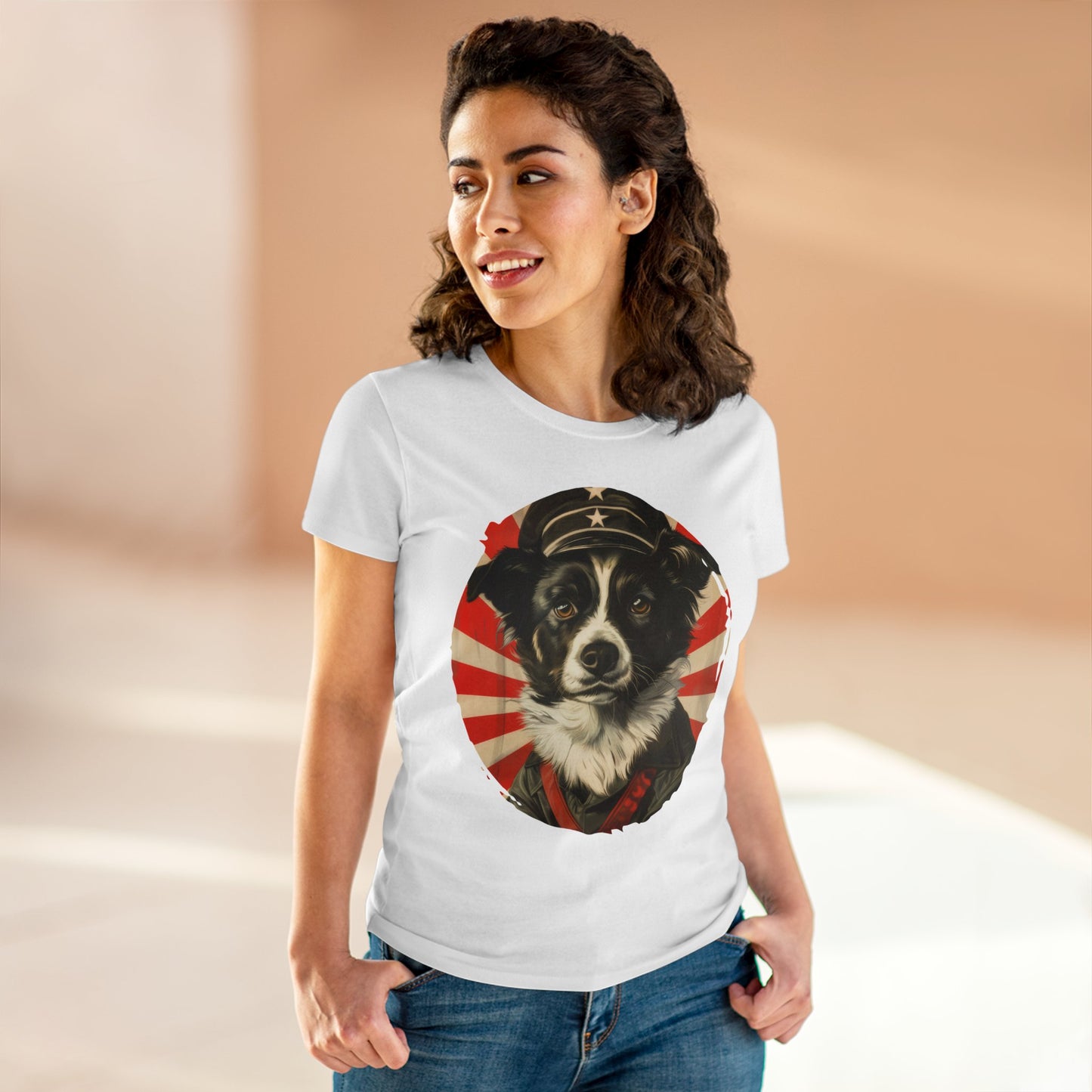 Comrade Canine - Women's Midweight Cotton Tee