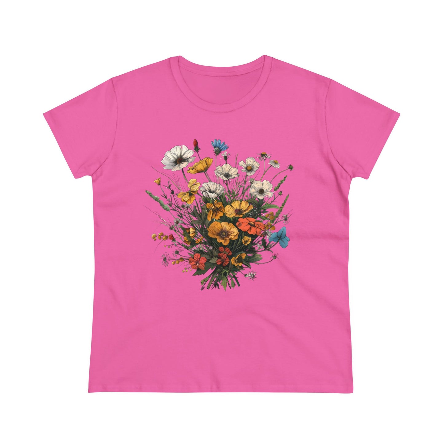 Wildflowers - Women's Midweight Cotton Tee