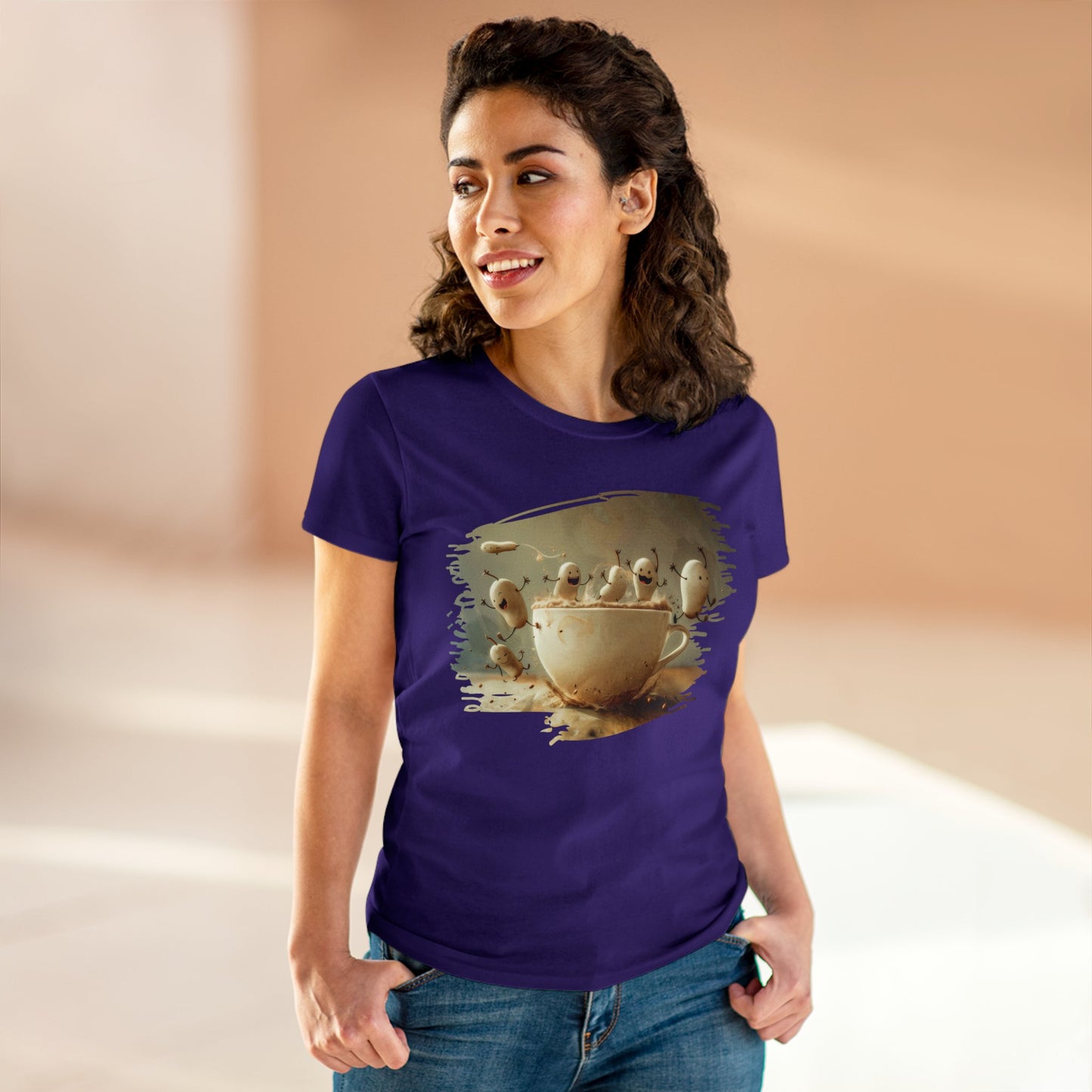 Coffee Critters - Women's Midweight Cotton Tee