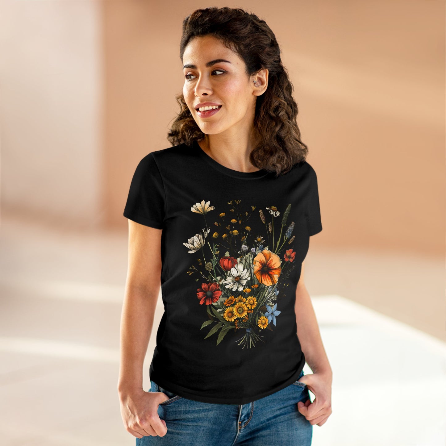 Wildflowers - Women's Midweight Cotton Tee