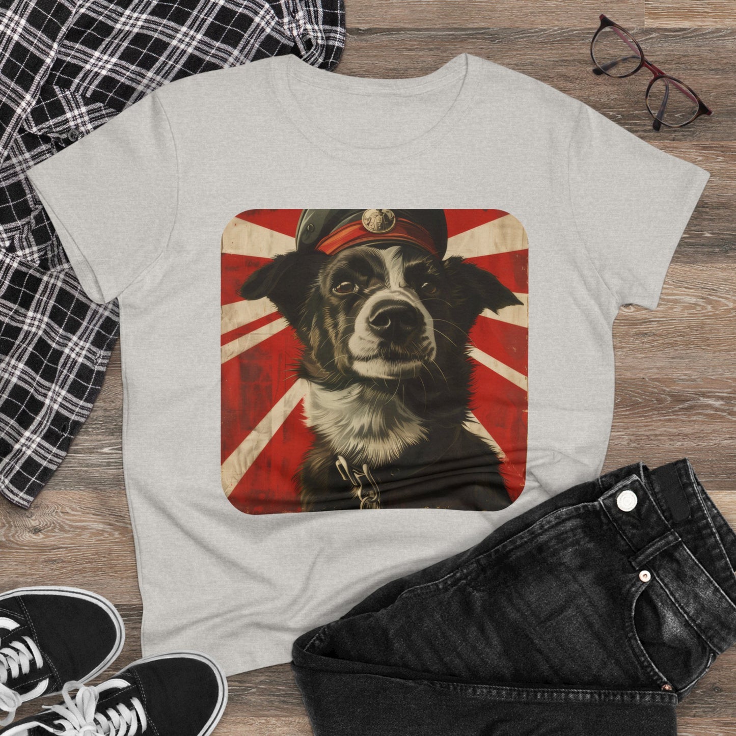 Comrade Canine - Women's Midweight Cotton Tee