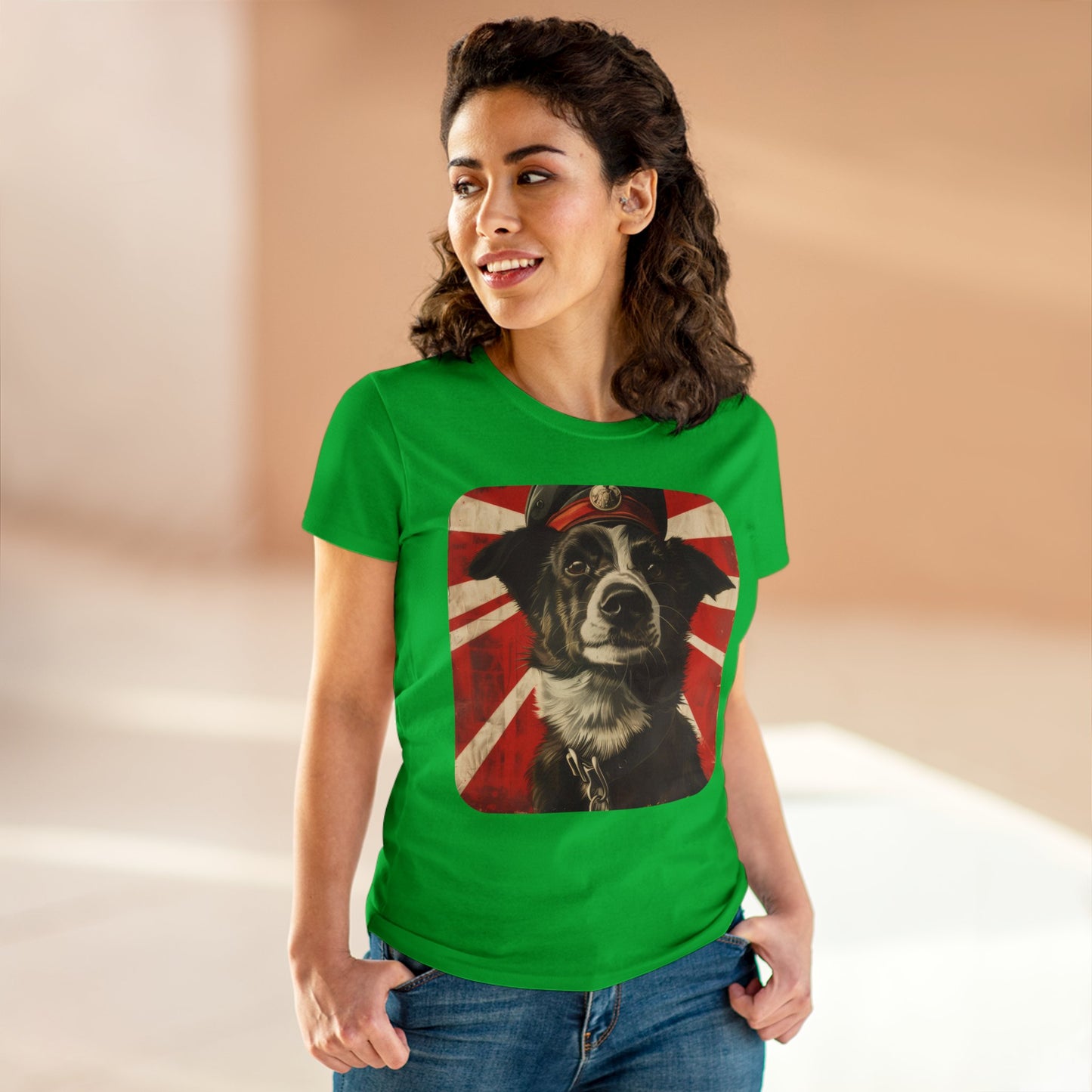 Comrade Canine - Women's Midweight Cotton Tee