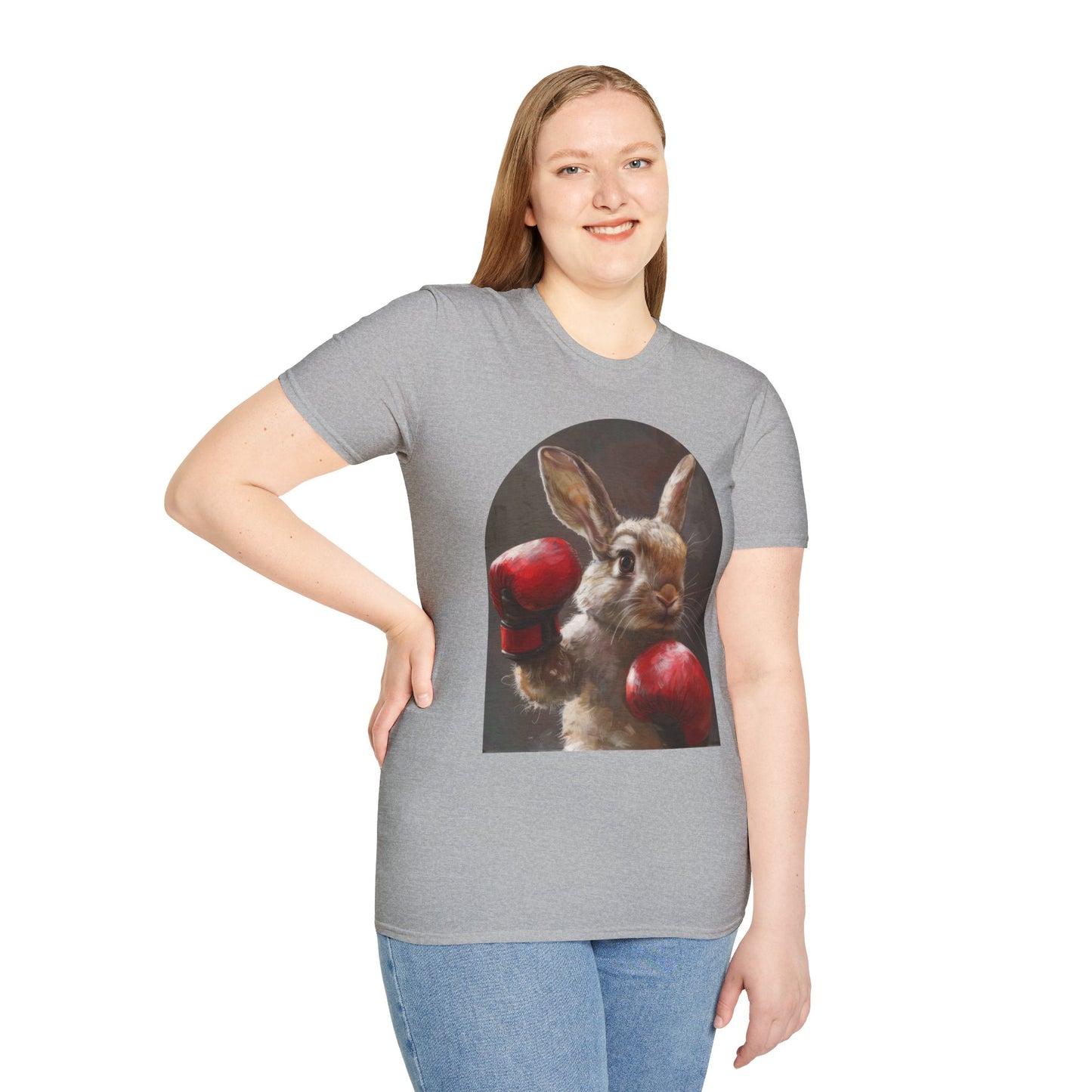 Boxing Bunny - Unisex Softstyle T-Shirt